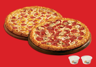 #1 Two Pizzas Combo