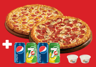 #2 Two Pizzas & Pops