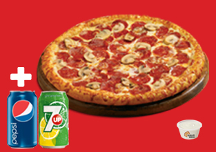#5 Single Pizza and Pop